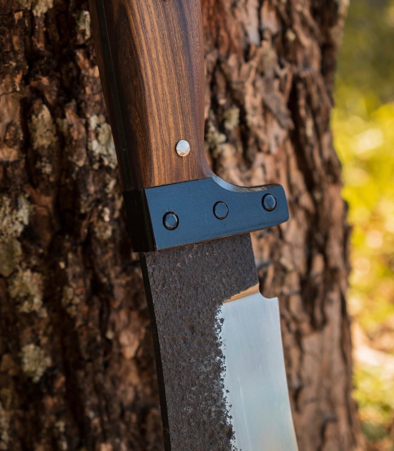 Custom Fixed Blade Knife - Carbon Steel Blade With Leather Sheath Unique Blades Runner