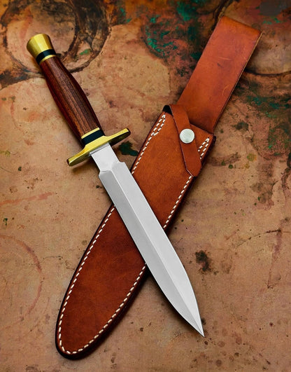 Vintage Ralph Bone Knife Model B Stiletto circa 1981 double-edged blade Unique Blades Runner