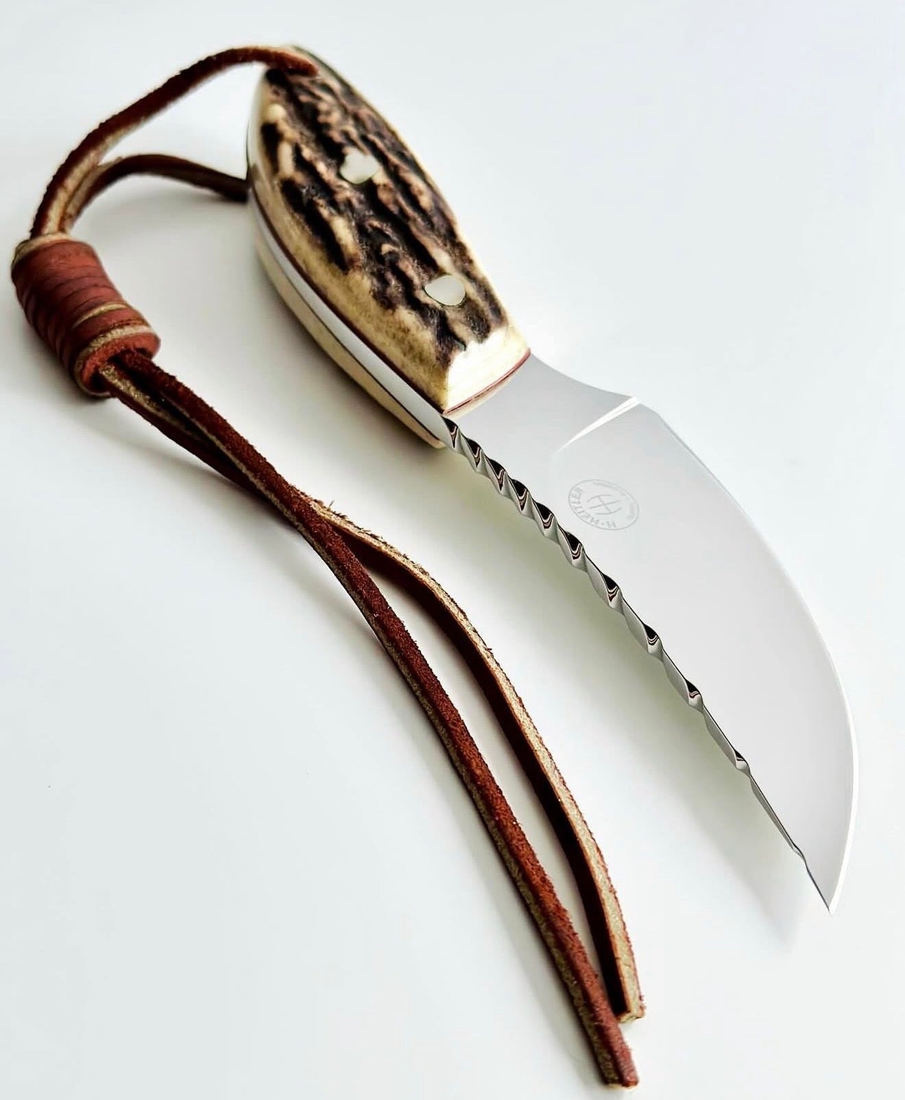 Vintage Hunter Skinner Knife, handmade by Henry Heitler Unique Blades Runner