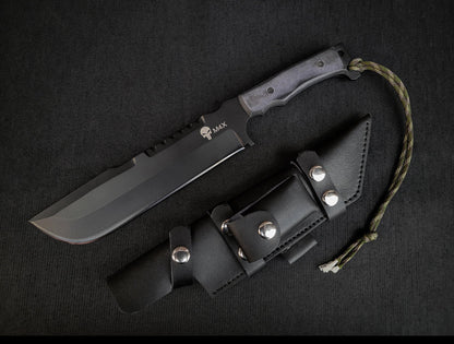 M4X Punisher Knife | Handmade Carbon Steel Knife with Sheath Unique Blades Runner