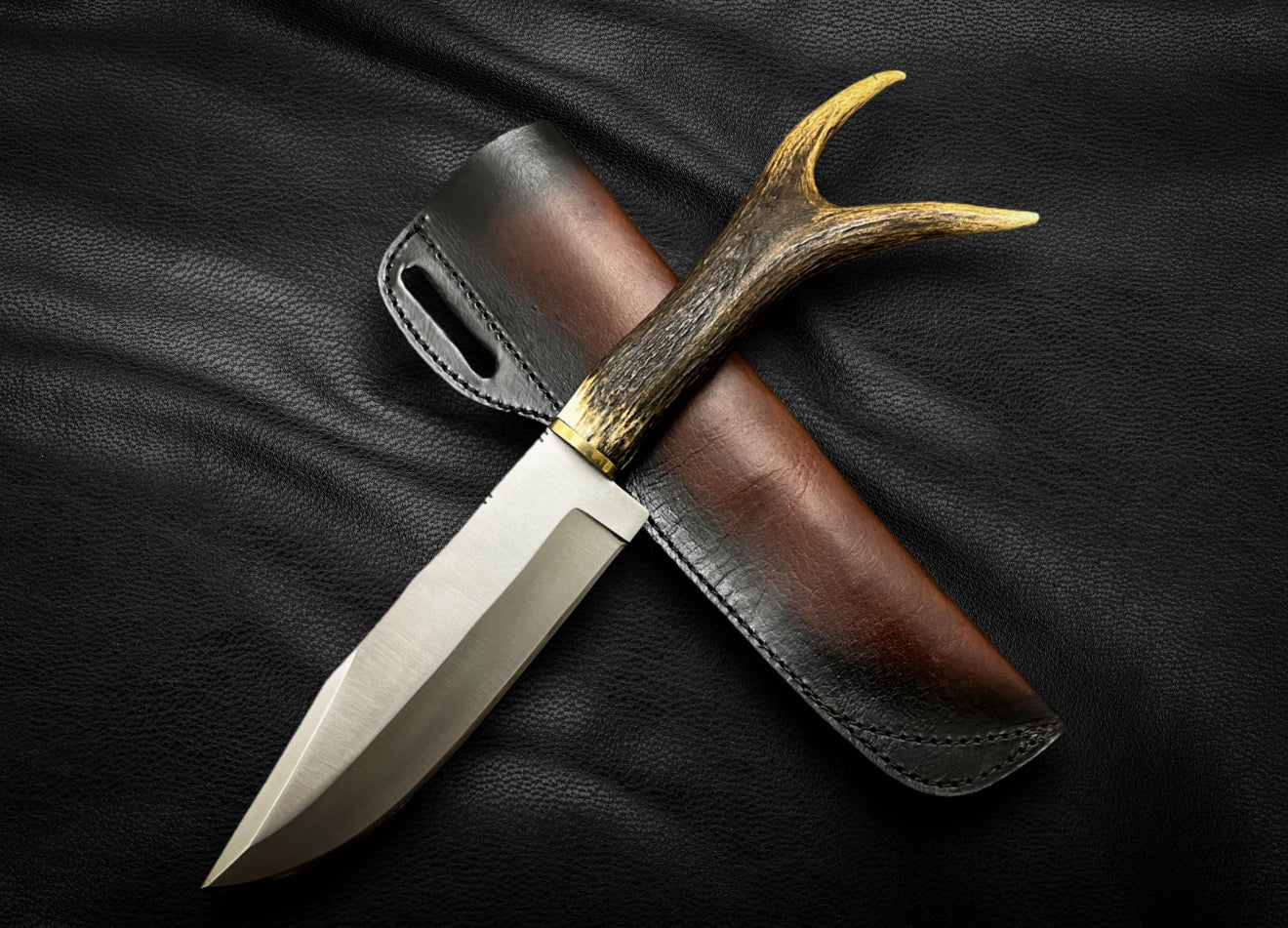 Legend of the Fall Knife Replica | Antler Handle & Leather Sheath Unique Blades Runner