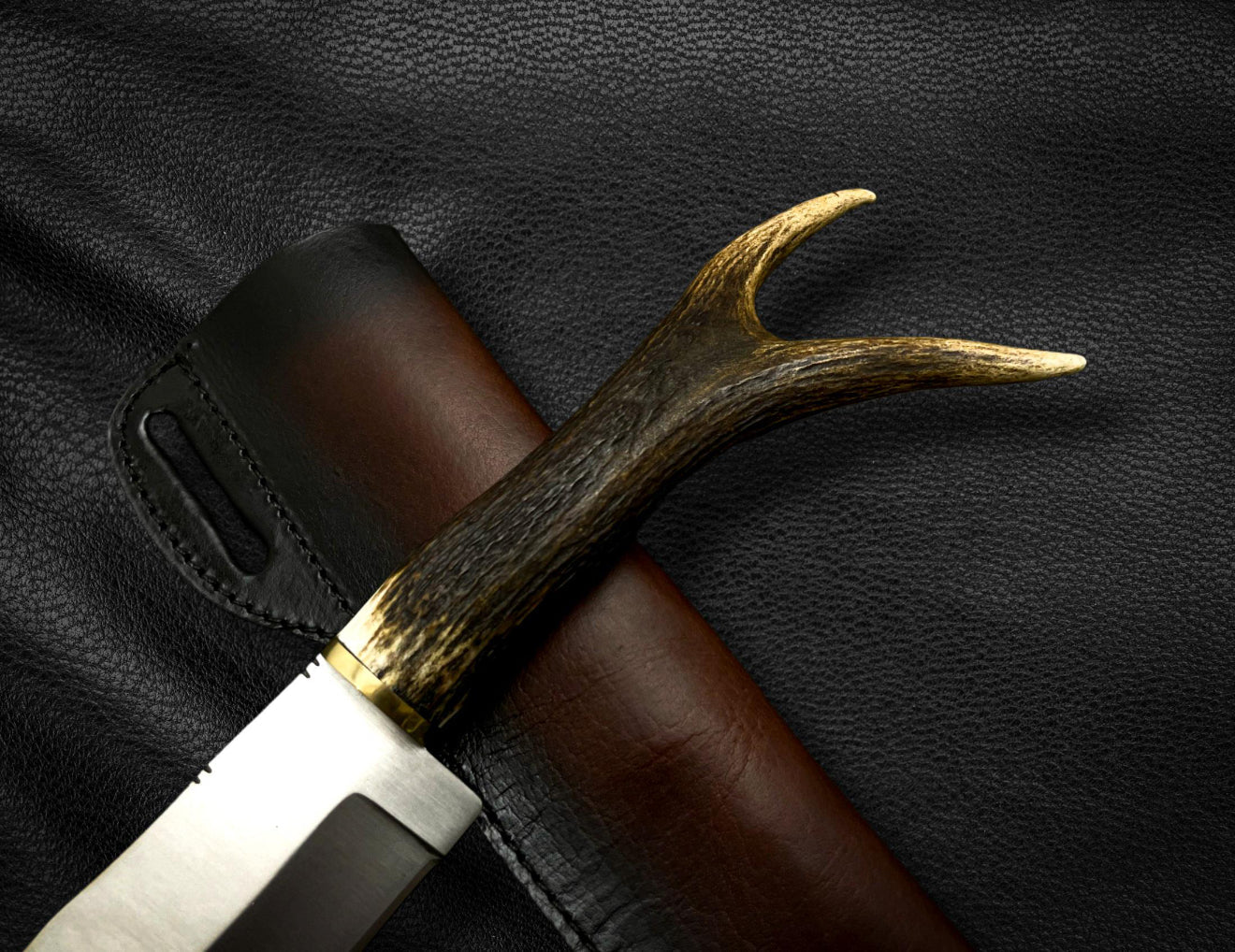Legend of the Fall Knife Replica | Antler Handle & Leather Sheath Unique Blades Runner
