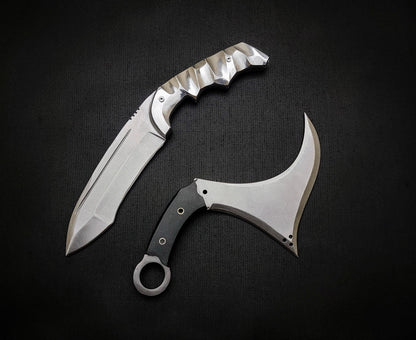 Tekken 8 Victor Chevalier Knives | Handmade Replica Set D2 Steel Unique Blades Runner