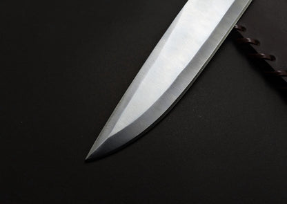 Tombstone Bowie Knife - Stag Antler Handle | Collectible Western Knife Unique Blades Runner