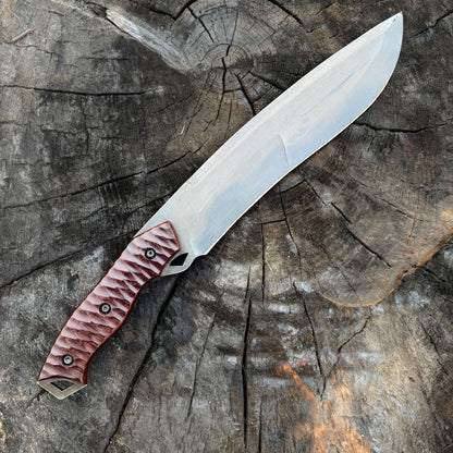 Handmade Tracker Knife – Carbon Steel Blade with Micarta Grip Unique Blades Runner