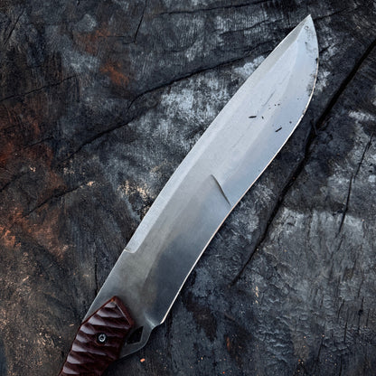 Handmade Tracker Knife – Carbon Steel Blade with Micarta Grip Unique Blades Runner