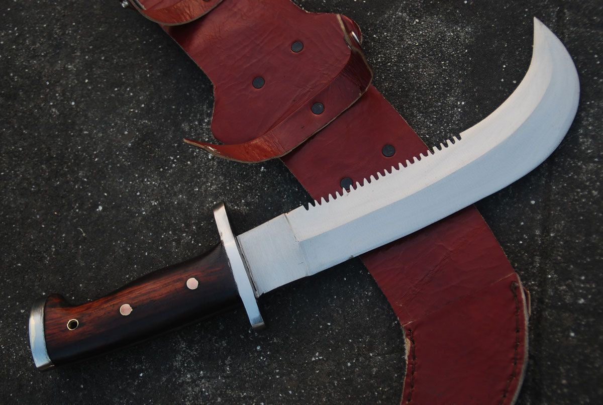 Chilean Corvo Knife Handmade Full Tang Blade With Leather Sheath Unique Blades Runner