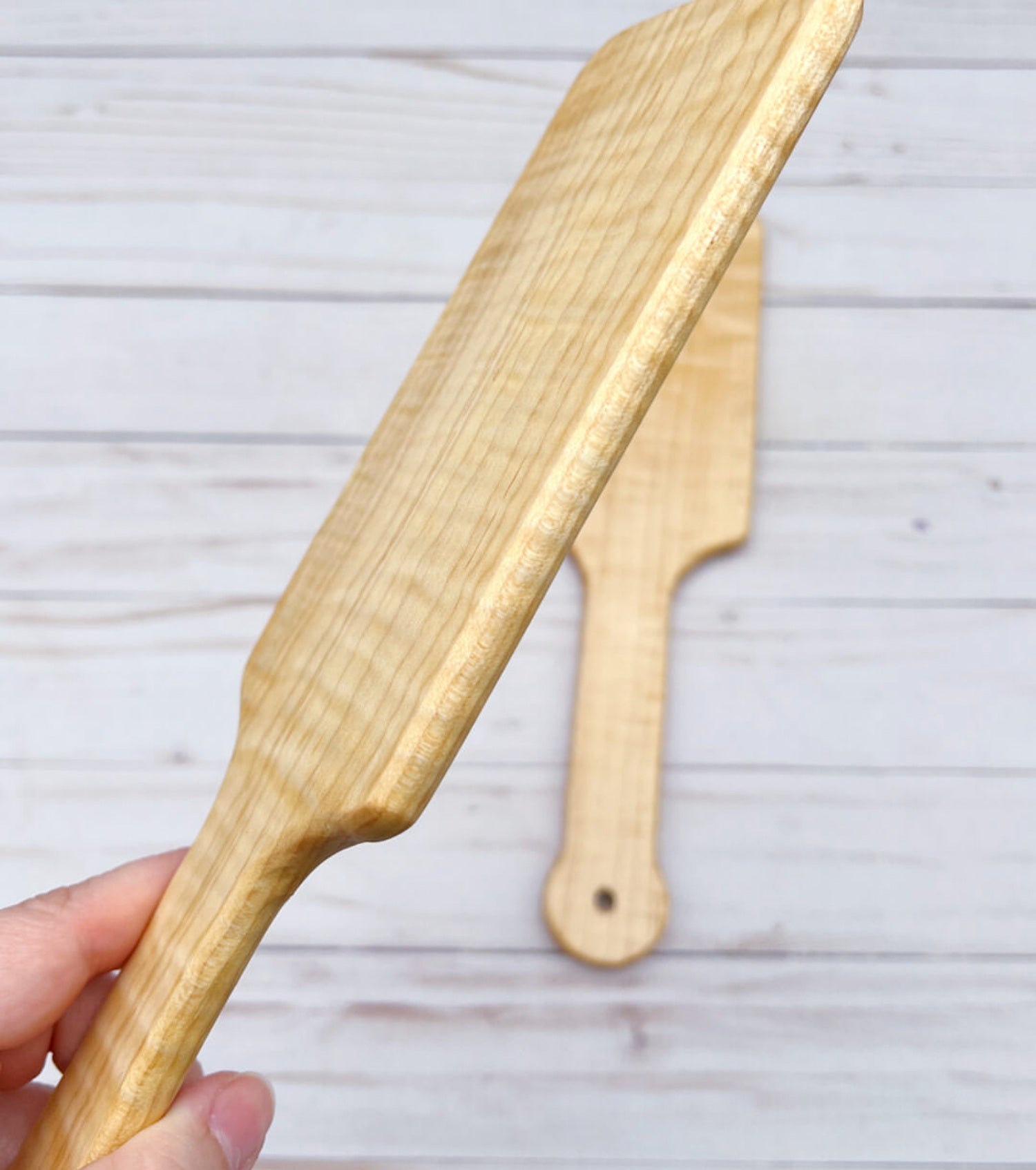 Custom Handmade Wood Spanking Paddle – Hairbrush Style for BDSM Play (Copy) Unique Blades Runner