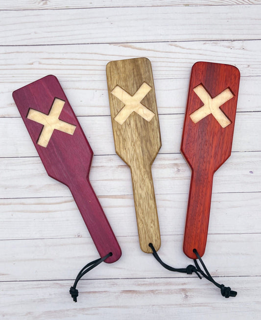 Handmade Wood Spanking Paddle – Kinky Hairbrush Paddle for Adults Unique Blades Runner