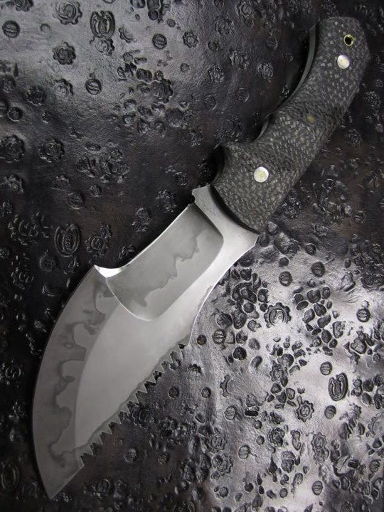 Hamon Finish Tracker Knife | Micarta Handle Collector Edition Unique Blades Runner