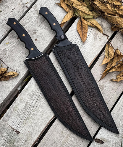 Mirror Polish Hunting Knife Set | Full Tang Tactical Knives with Grip Handle – UBR Unique Blades Runner