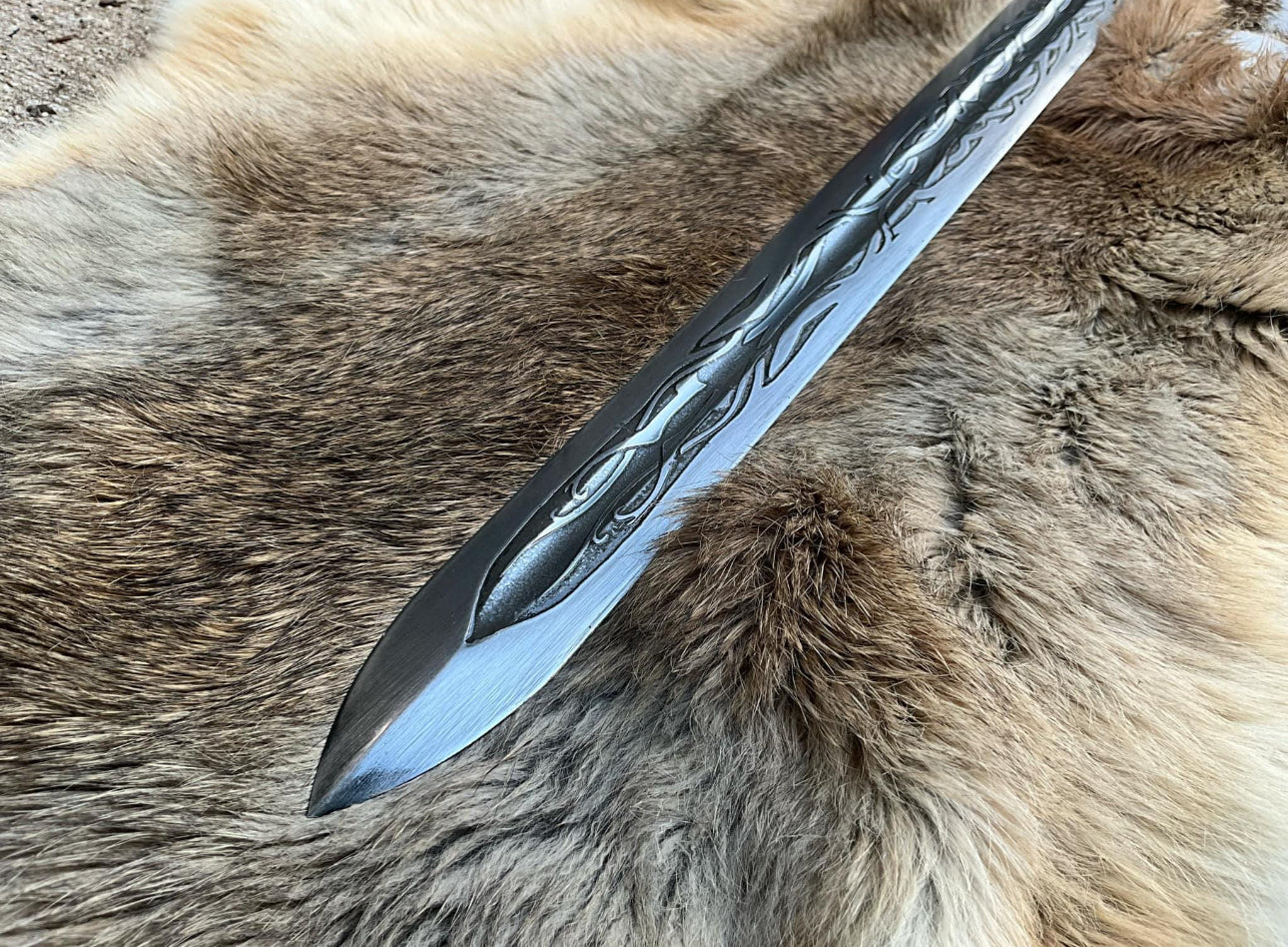 Celtic Knot Viking Sword | High Carbon Steel Custom Engraved Sword Unique Blades Runner