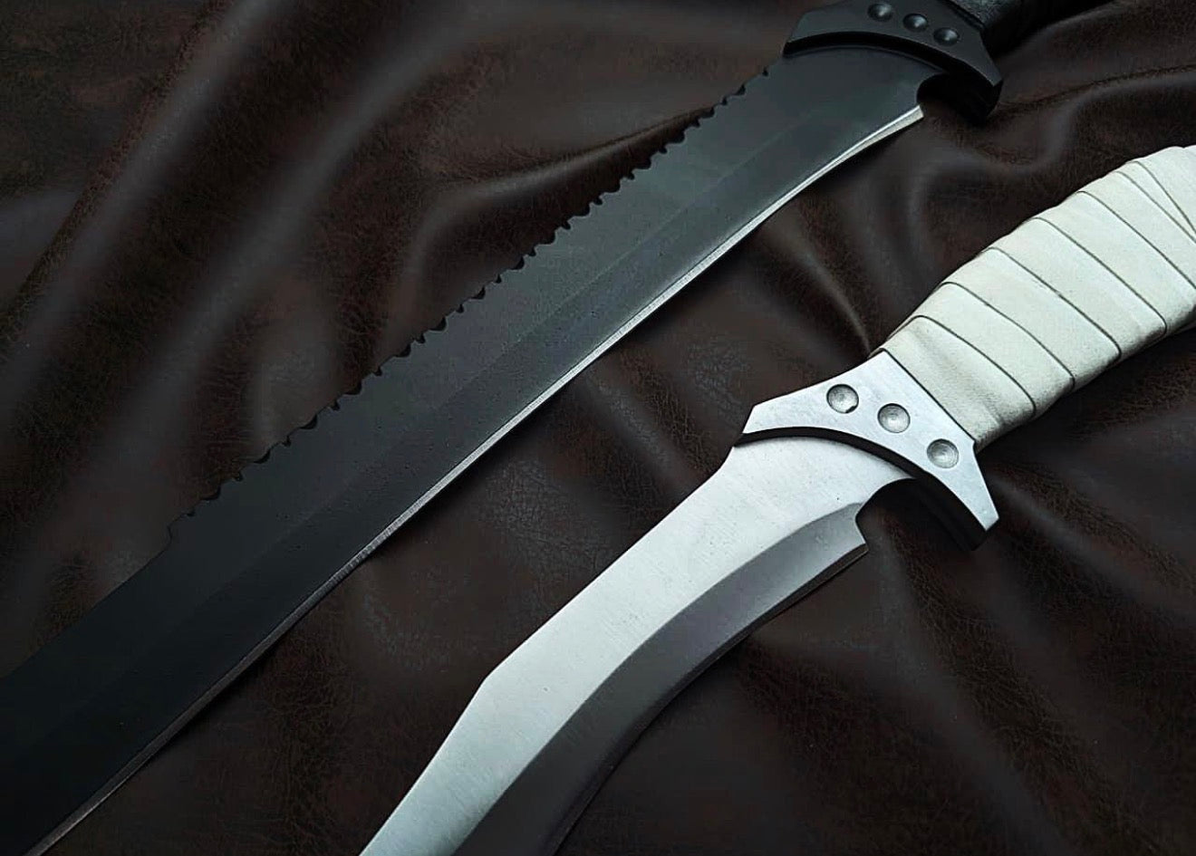 Dune Part 2 Replica Knives Handmade Carbon Steel, Leather Wrapped Unique Blades Runner