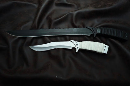 Dune Part 2 Replica Knives Handmade Carbon Steel, Leather Wrapped Unique Blades Runner