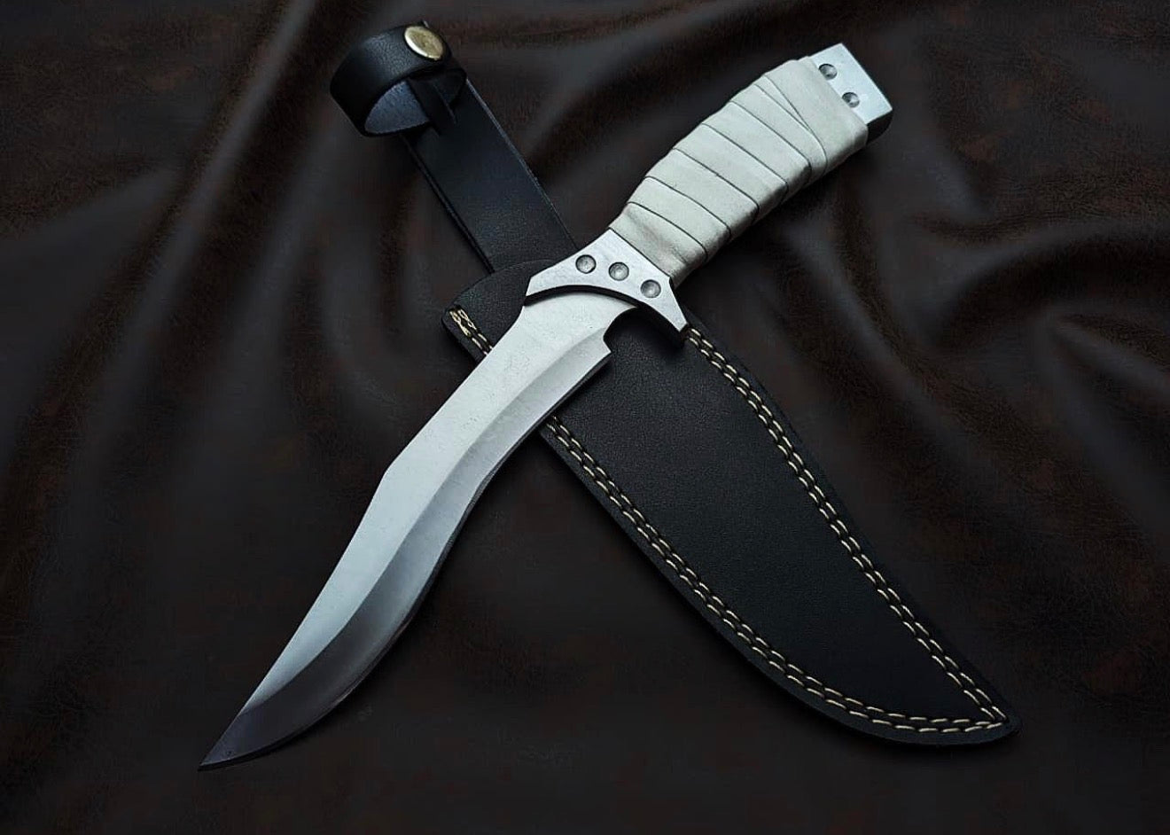 Dune Part 2 Replica Knives Handmade Carbon Steel, Leather Wrapped Unique Blades Runner