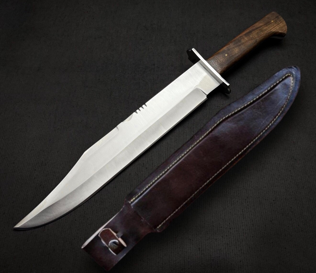 Michael Myers Bowie Knife – Handmade Horror Replica Bowie with Leather Sheath Unique Blades Runner