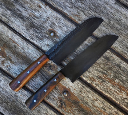 6 Piece Chef Knife Set | Handmade Forged Kitchen Knife Collection Unique Blades Runner