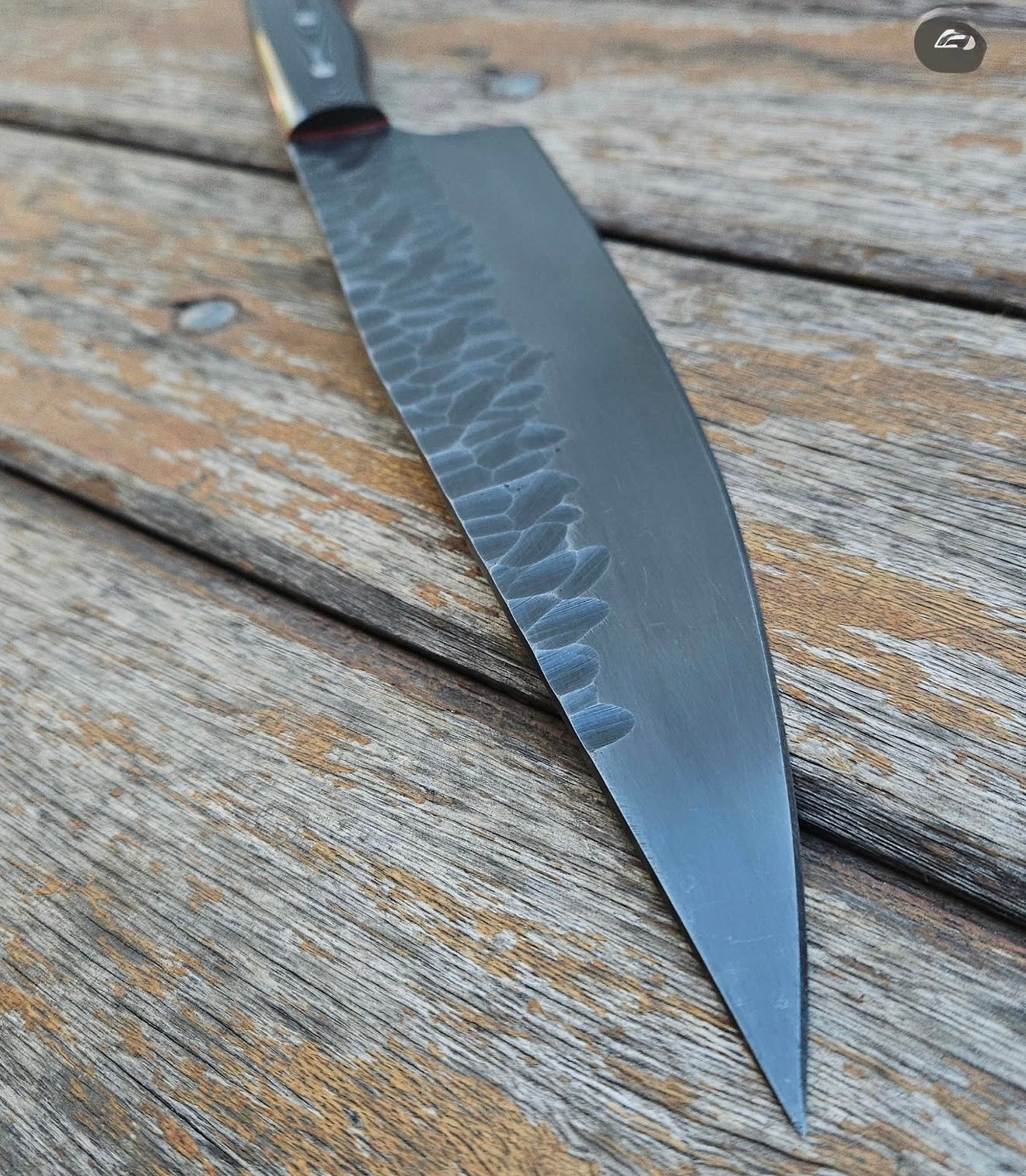 Handmade Kitchen Knife Set with Full Tang Micarta Handles Unique Blades Runner