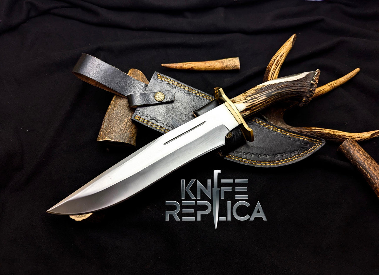 Seraphim Falls Bowie Knife Replica – Muela Magnum Stag Handle 26 Unique Blades Runner