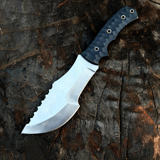 Handmade Tracker Knife – Full Tang Survival Blade with G10 Handle Unique Blades Runner