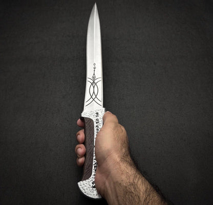 Dune Paul Atreides Crysknife – Forged D2 Tool Steel Blade Unique Blades Runner