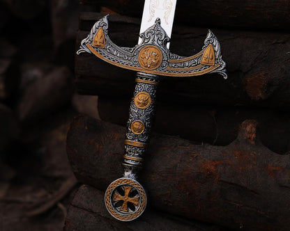 Crusader Sword Replica | Handmade Fantasy Sword for Collectors Display Unique Blades Runner