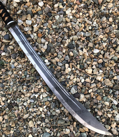 70" Japanese Naginata Sword Carbon Steel Fantasy Blade for Collectors Unique Blades Runner