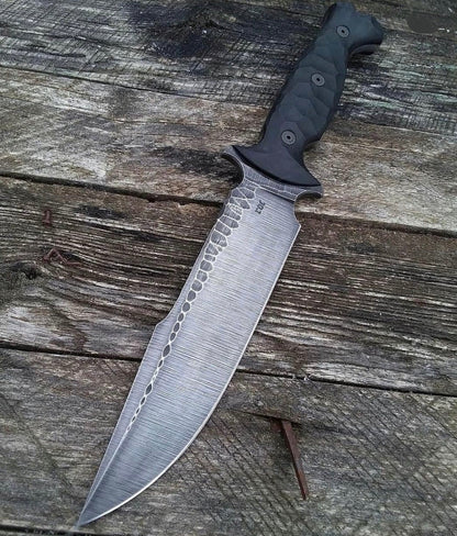 Classic Handmade Bowie Knife – Full Tang Fixed Blade Collectible Unique Blades Runner