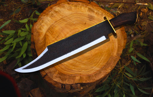 Custom Handmade Heavy Bowie Knife with Stag Antler Handle Unique Blades Runner