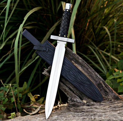 Handmade Mithril Dagger Knife | Fantasy Inspired Stainless Steel | Collectible Gift Unique Blades Runner