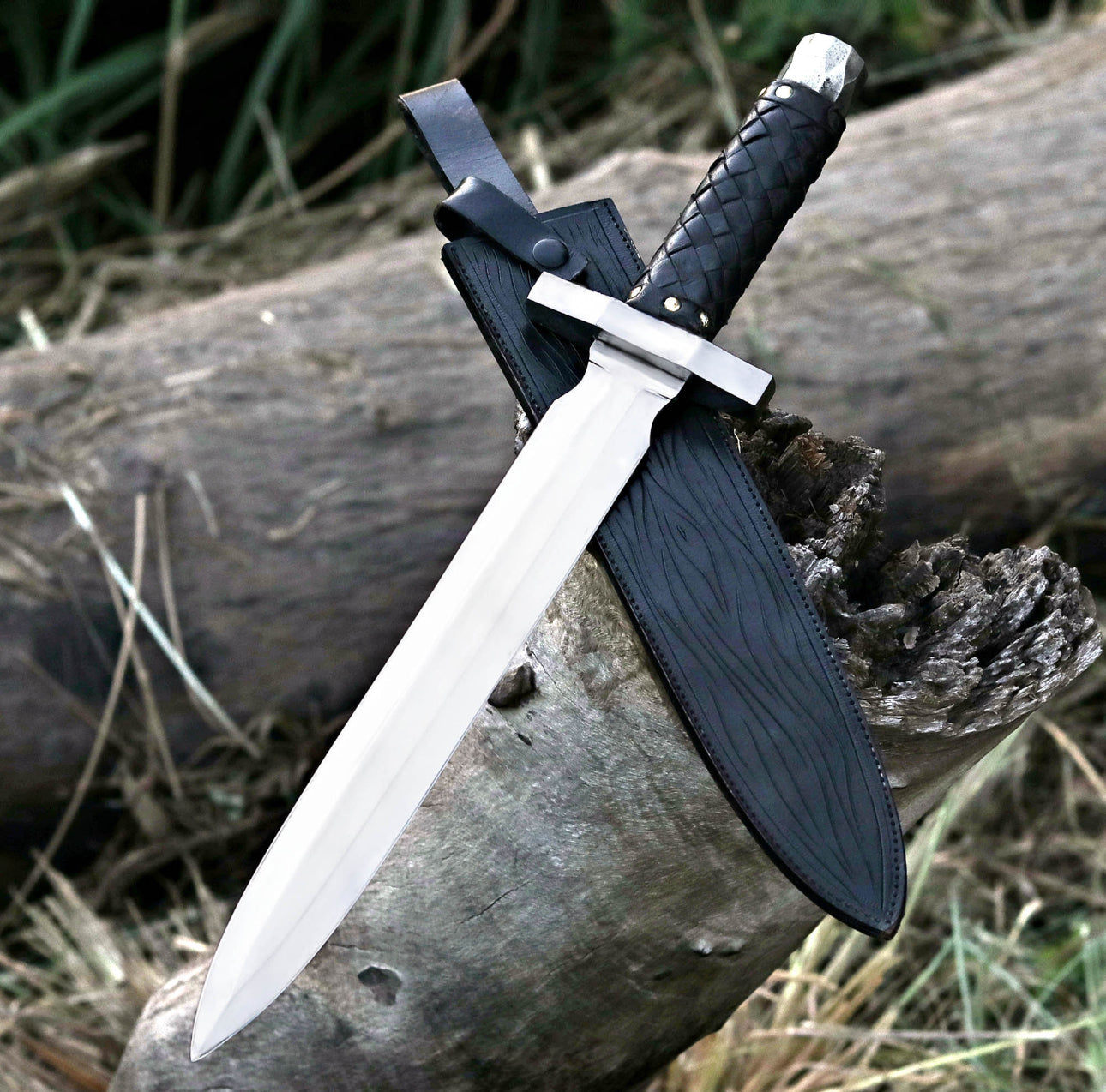 Handmade Mithril Dagger Knife | Fantasy Inspired Stainless Steel | Collectible Gift Unique Blades Runner