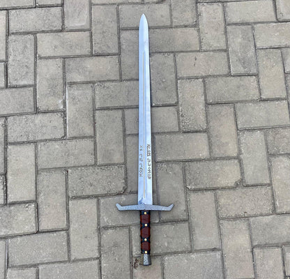 Excalibur Sword Replica Carbon Steel | Handmade King Arthur Sword Unique Blades Runner