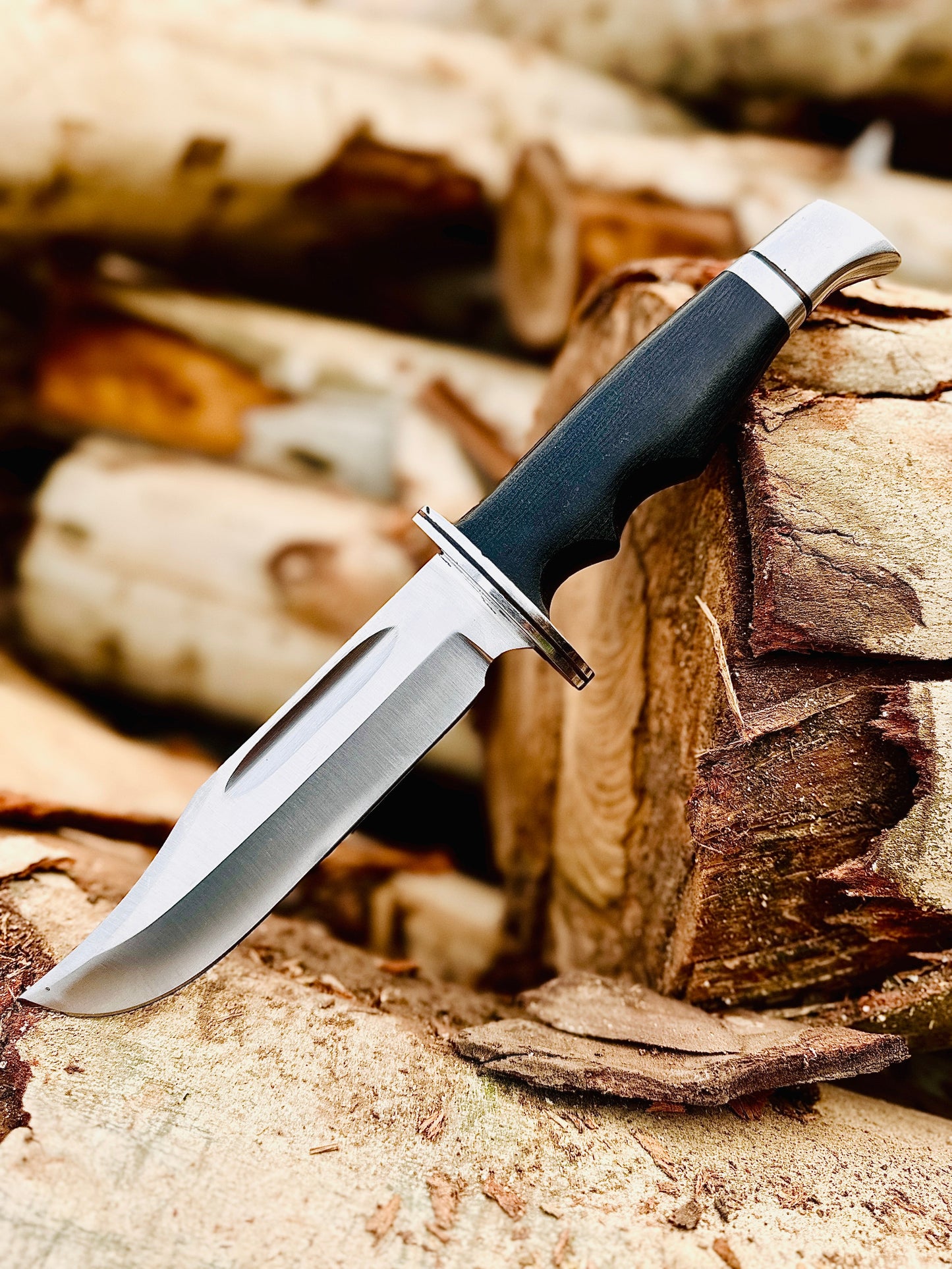 Survival Bowie Knife – Handmade D2 Steel Bowie Survival Knife Fixed Blade Unique Blades Runner