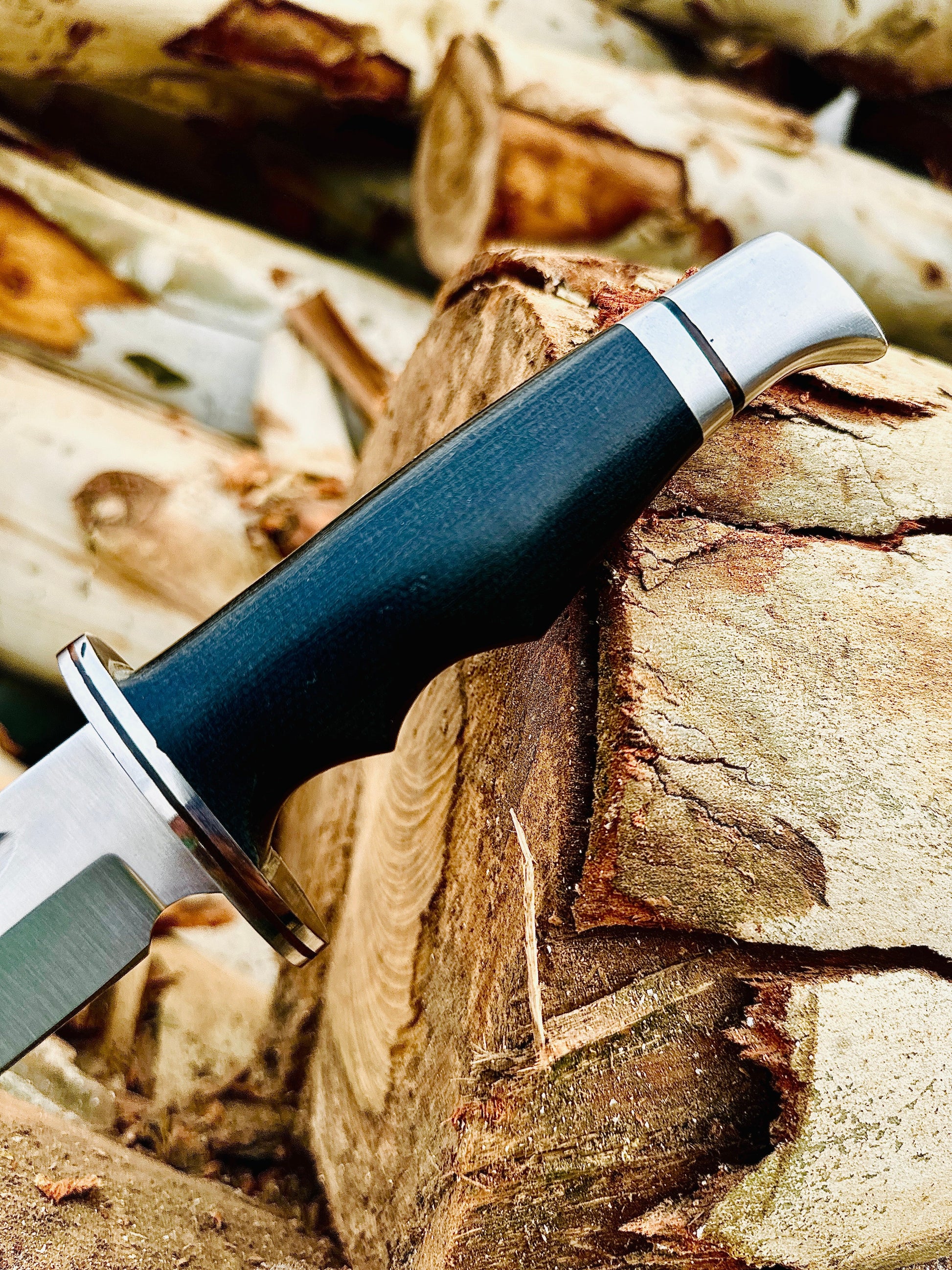 Survival Bowie Knife – Handmade D2 Steel Bowie Survival Knife Fixed Blade Unique Blades Runner