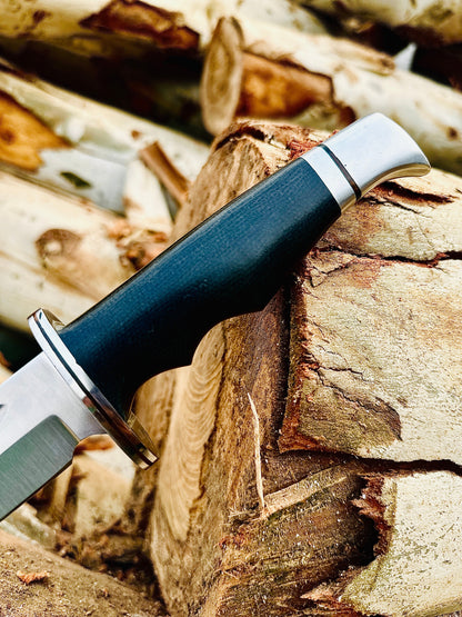 Survival Bowie Knife – Handmade D2 Steel Bowie Survival Knife Fixed Blade Unique Blades Runner