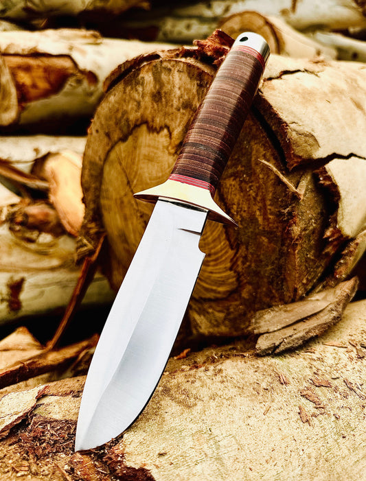 Camping Bowie Knife | Best Gift for Hunting & Survival | Leather Sheath Unique Blades Runner
