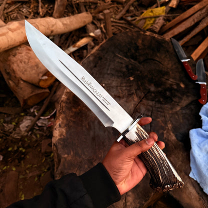 Muela Magnum 26 Stag Handle Bowie Knife – Spanish Classic Fixed Blade Unique Blades Runner