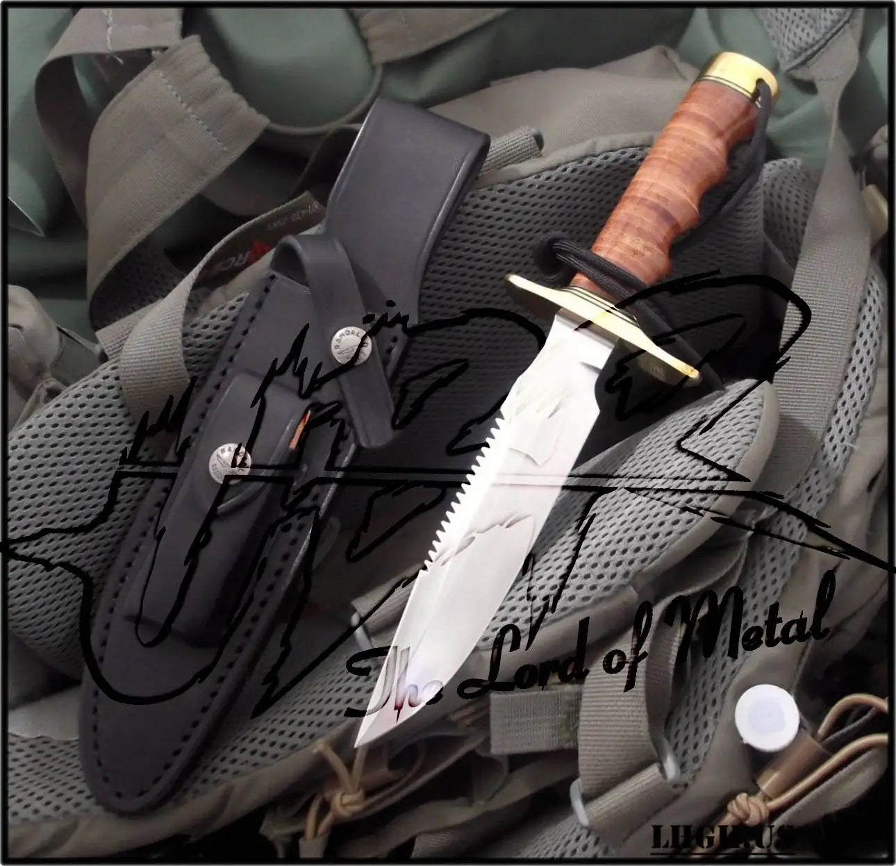 Randall Knife – Handmade D2 Tool Steel Survival Knife with Leather Sheath