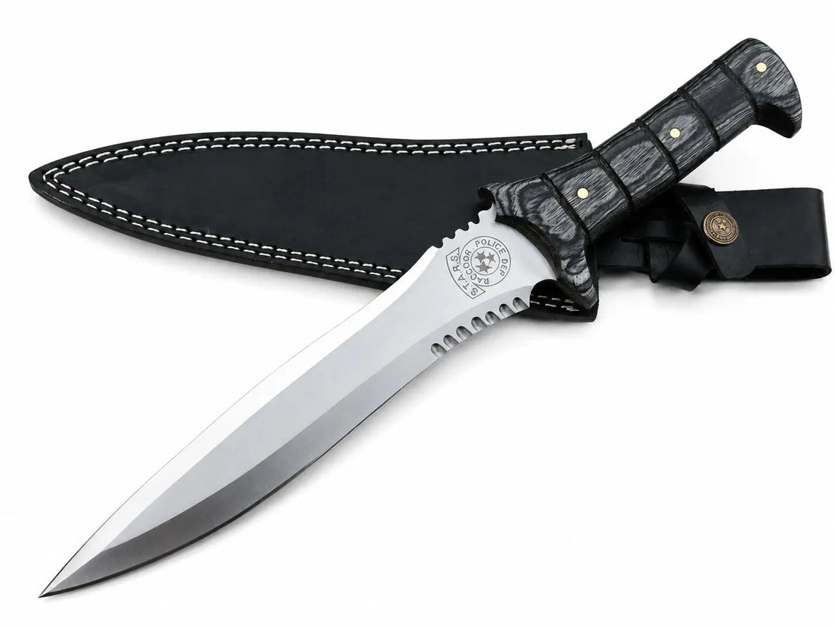 Resident Evil 4 Krauser Knife replica with spring steel blade