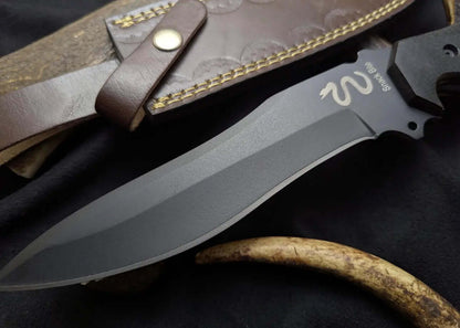 Ada Wong Knife Re4 - Resident Evil 4 Remake - Black Coated Knife Gaming Prop - Unique Blades Runner