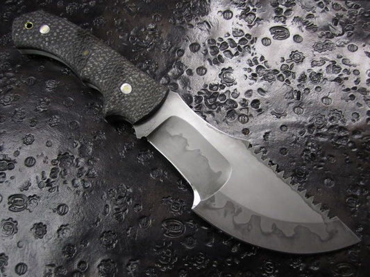 Hamon Finish Tracker Knife | Micarta Handle Collector Edition Unique Blades Runner