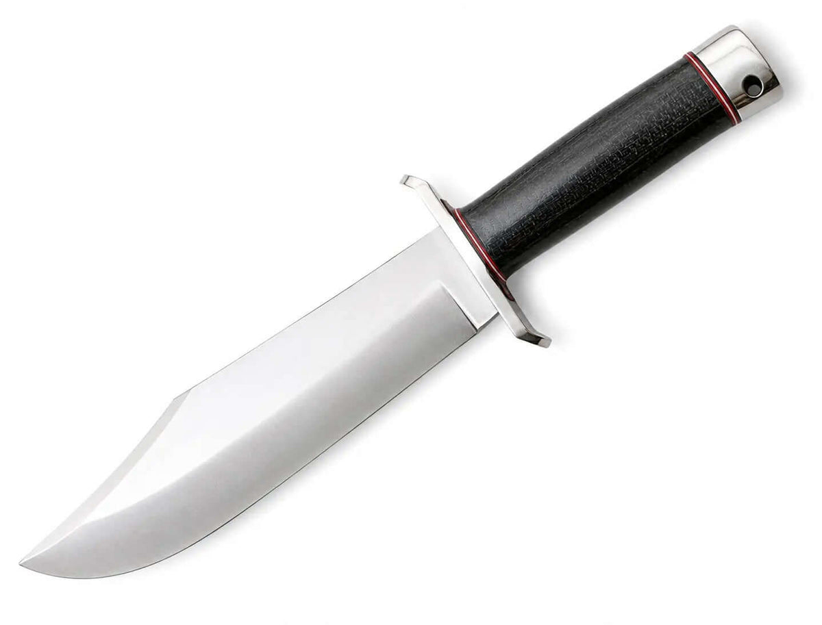 Bark River V-44 Bowie – Handmade Fixed Blade Hunting Knife - Unique Blades Runner