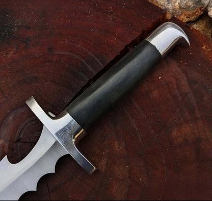 Batman Knife Replica - High Carbon Steel with Leather Sheath - Unique Blades Runner