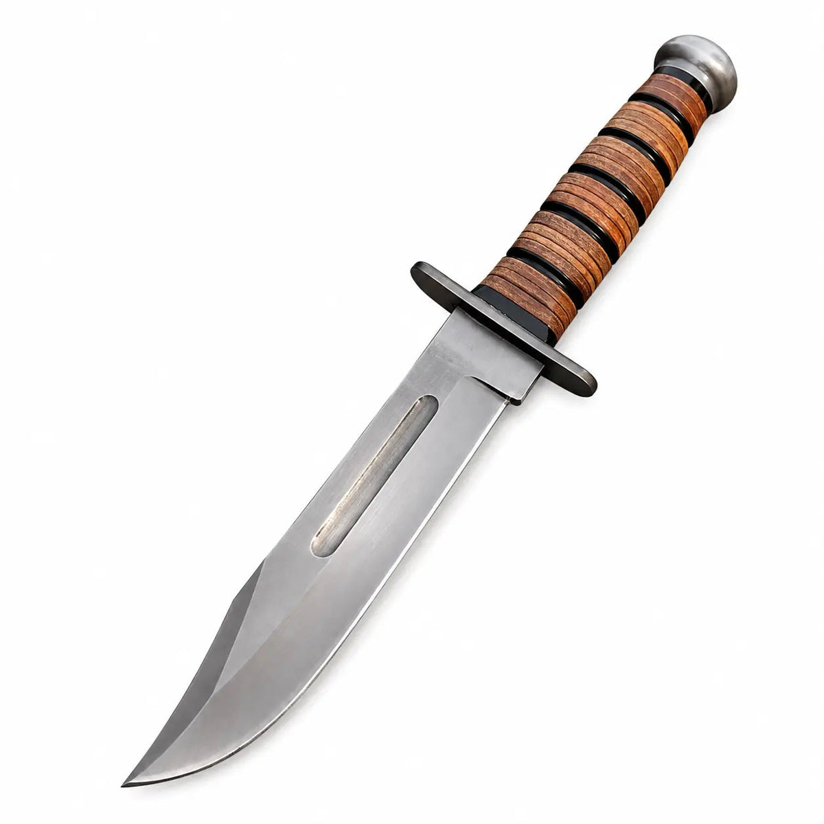 Best KA-BAR Knife – Full-Size USMC Knife with Leather Sheath - Unique Blades Runner