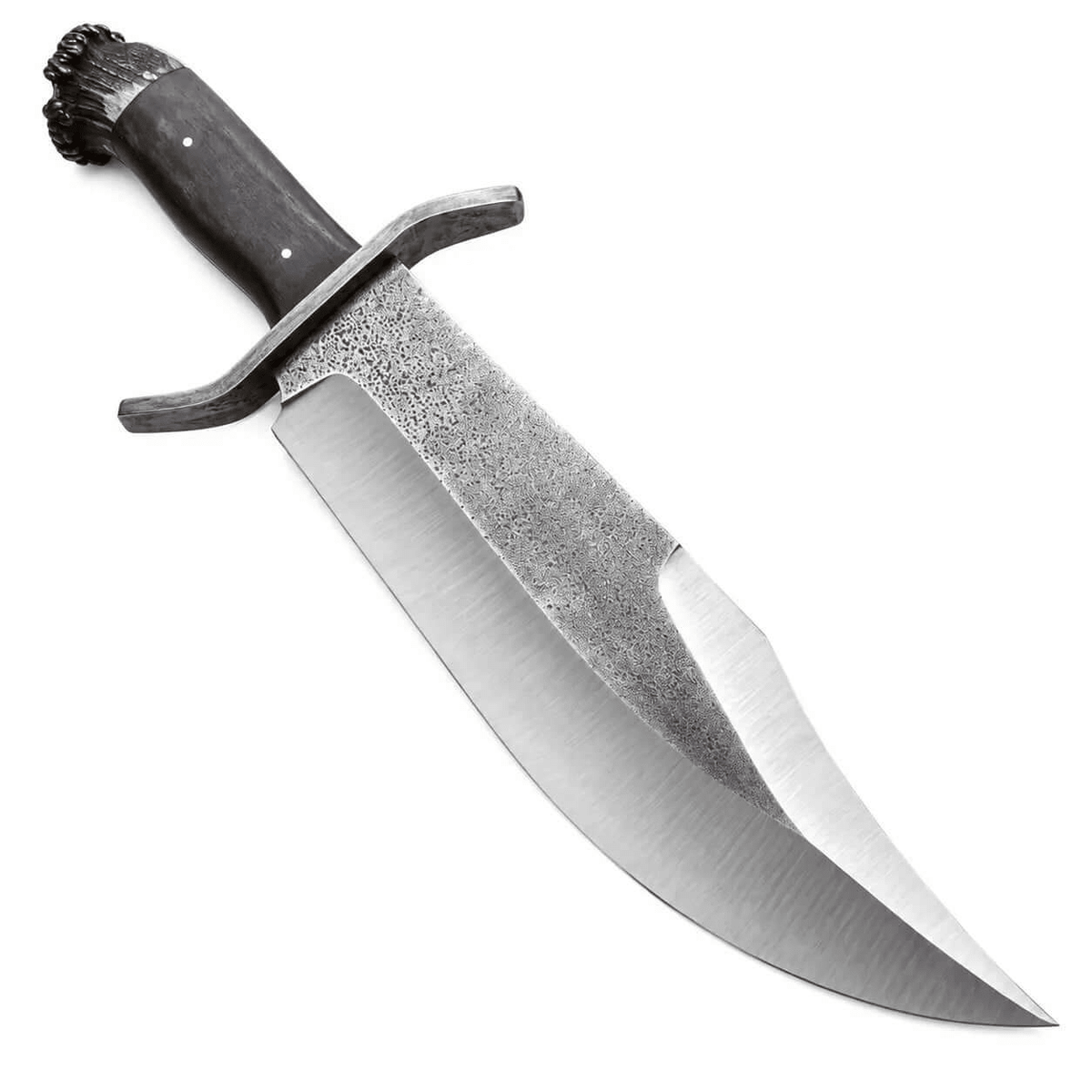 Big Bowie Knife High Carbon Steel Blade With Leather Sheath - Unique Blades Runner