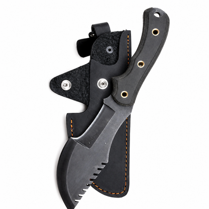 Weyland Tracker Knife High Carbon Steel Blade With Leather Sheath Unique Blades Runner