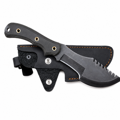 Weyland Tracker Knife High Carbon Steel Blade With Leather Sheath Unique Blades Runner