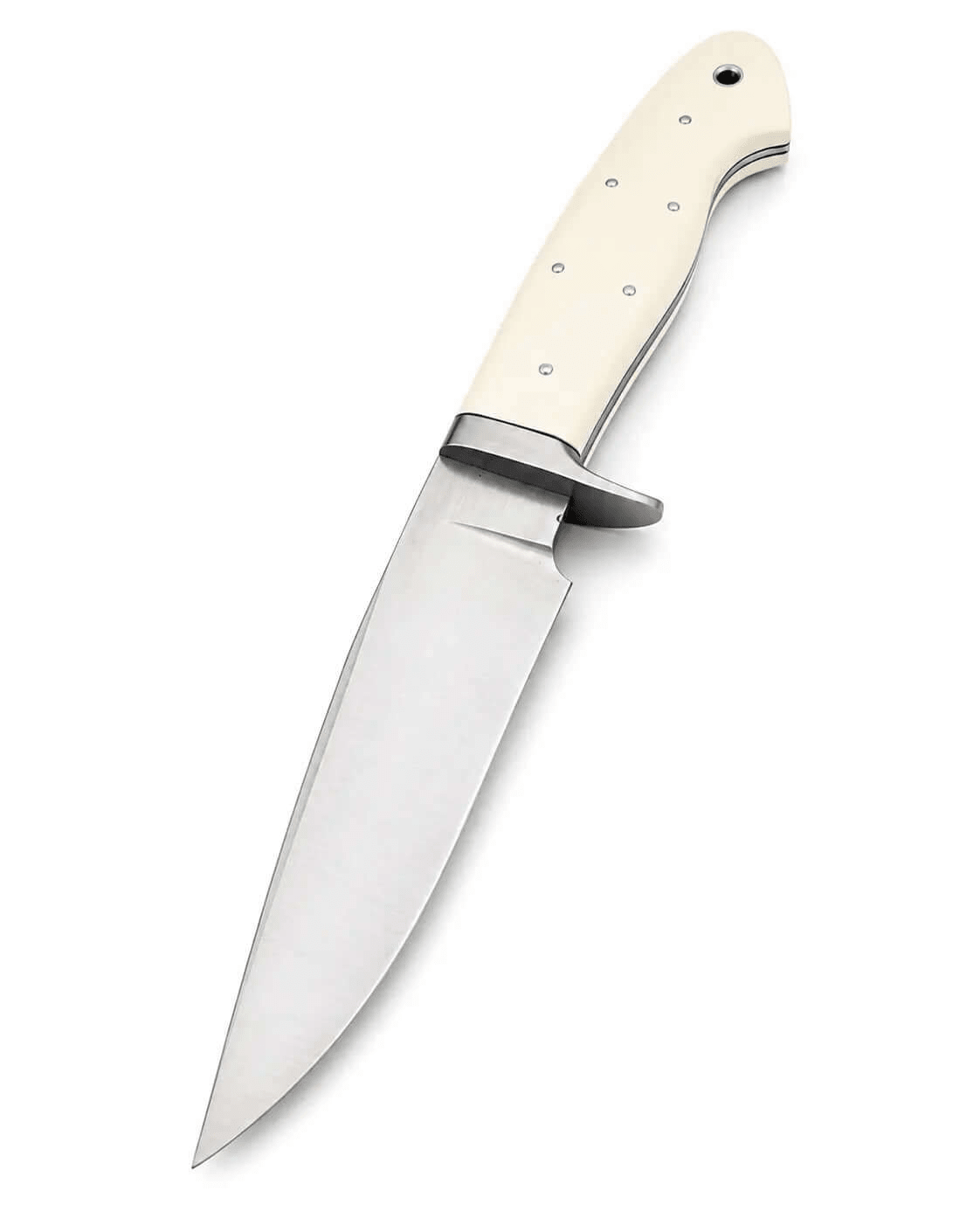 Bone Handle Hunting Knife – Handmade Fixed Blade with Stainless Guard - Unique Blades Runner