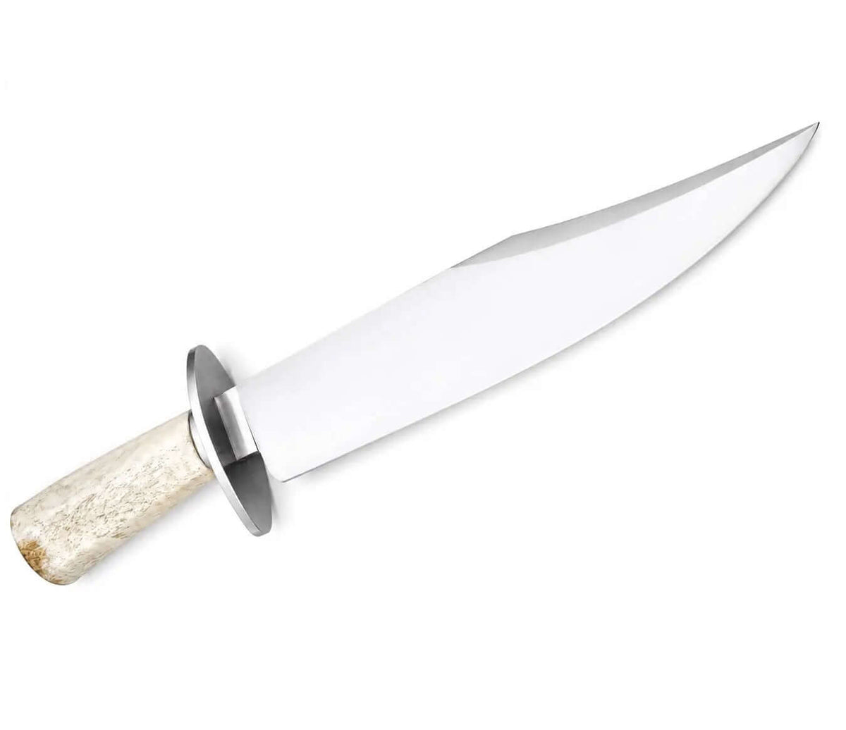 Classic Bowie Knife – Handmade Fixed Blade with Bone Handle - Unique Blades Runner