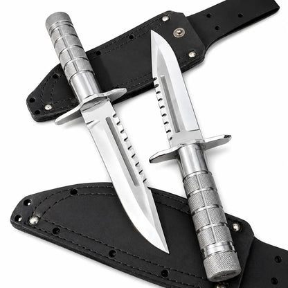 Commando Bowie Knives – D2 Tool Steel Blade With Leather Sheaths - Unique Blades Runner